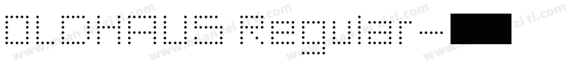 OLDHAUS Regular字体转换